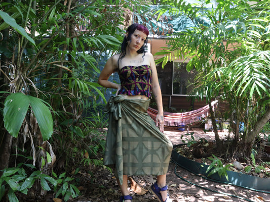 Breezeblock Sarong in Urban camo
