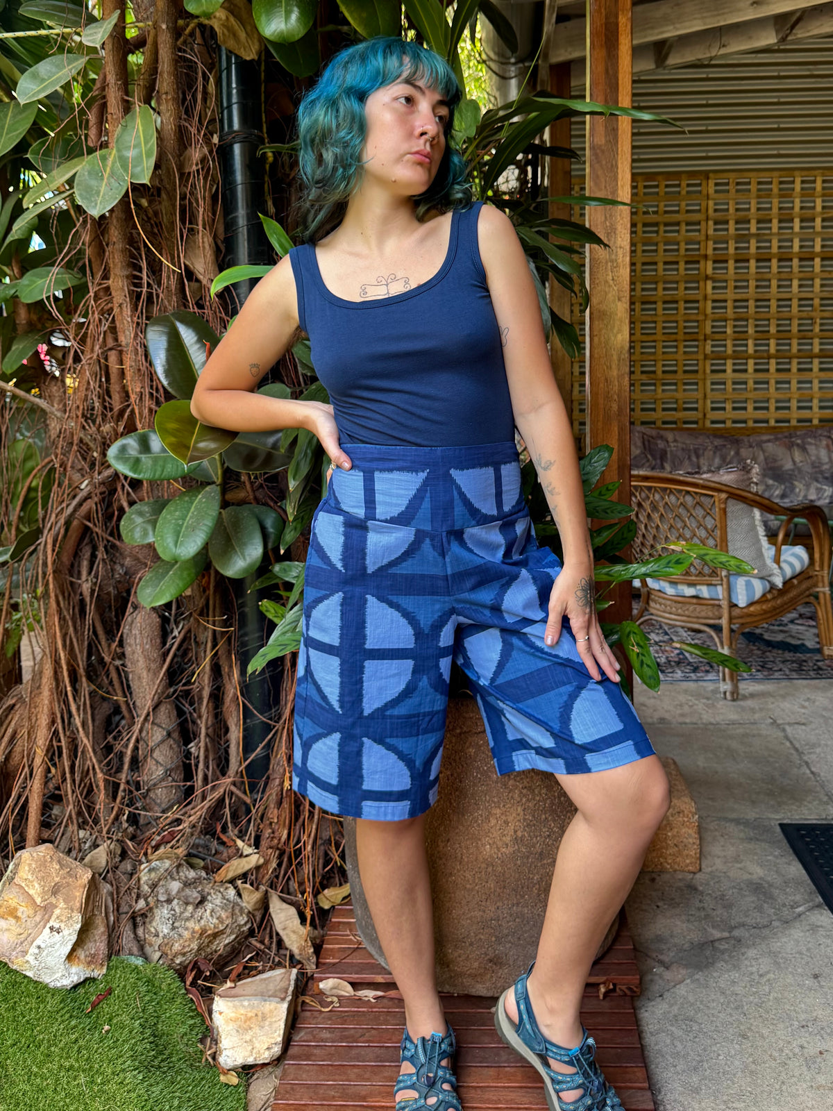 Mood Indigo Bermuda Shorts