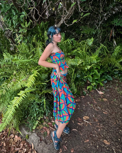 Breezeblock Sarong in Jungle Juice