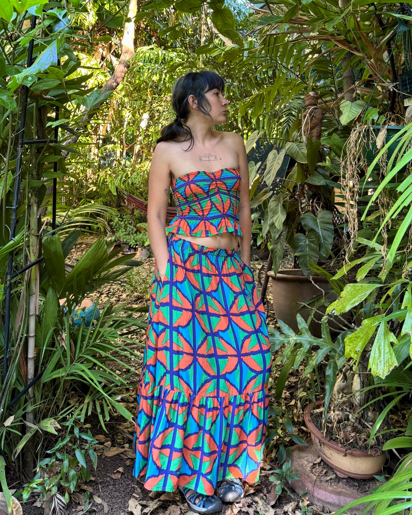 Ruffle Skirt in various Breezeblock Colourways