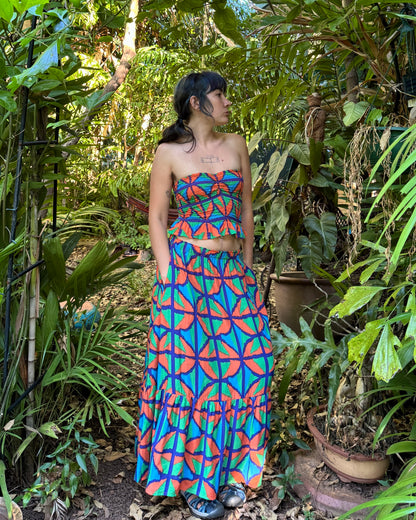 Ruffle Skirt in various Breezeblock Colourways