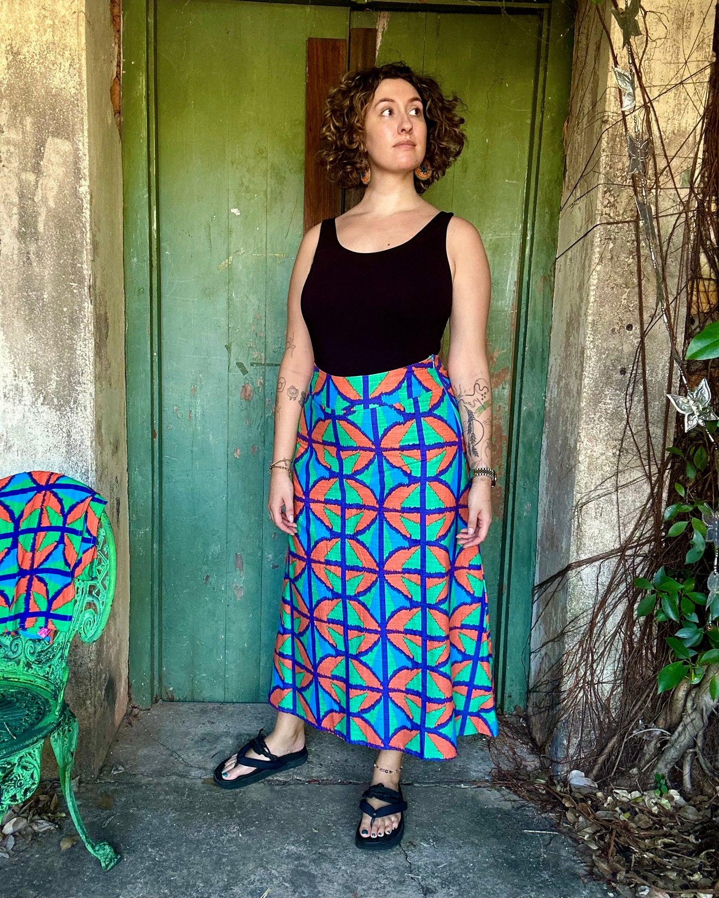 Jungle Juice A-Line Maxi Skirt