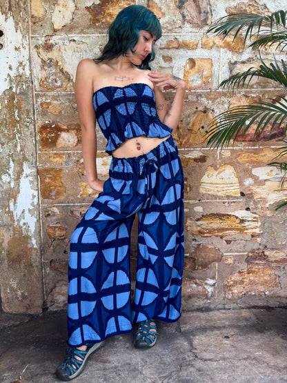 Lounge pants in Mood Indigo