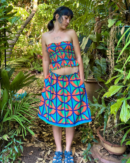 Simple Skirt in Jungle Juice