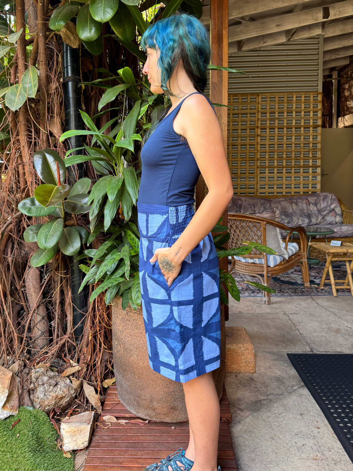 Mood Indigo Bermuda Shorts