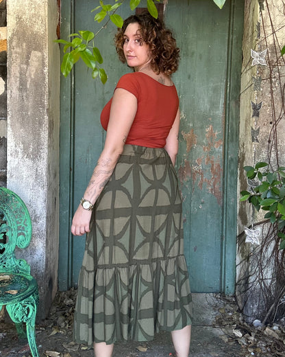 Ruffle Skirt in various Breezeblock Colourways