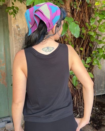 GP (Boy or Girl Logo) ‘Dancer’ Singlet in Black