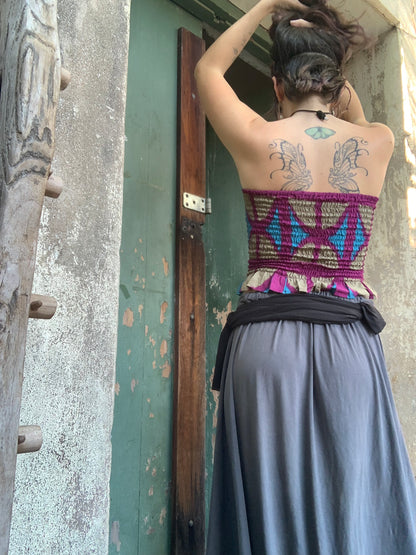 Ruffle Bandeau OG Print
