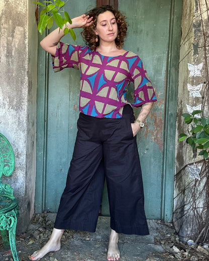 Ruffle top in all Breezeblock Colourways