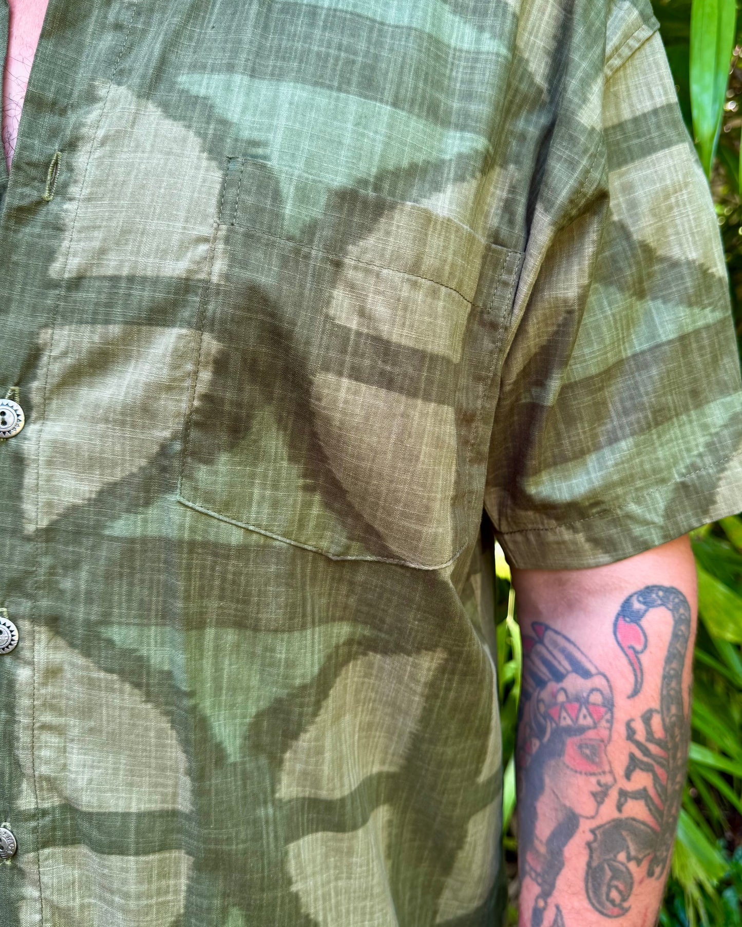 Unisex Button up Shirt Urban Camo
