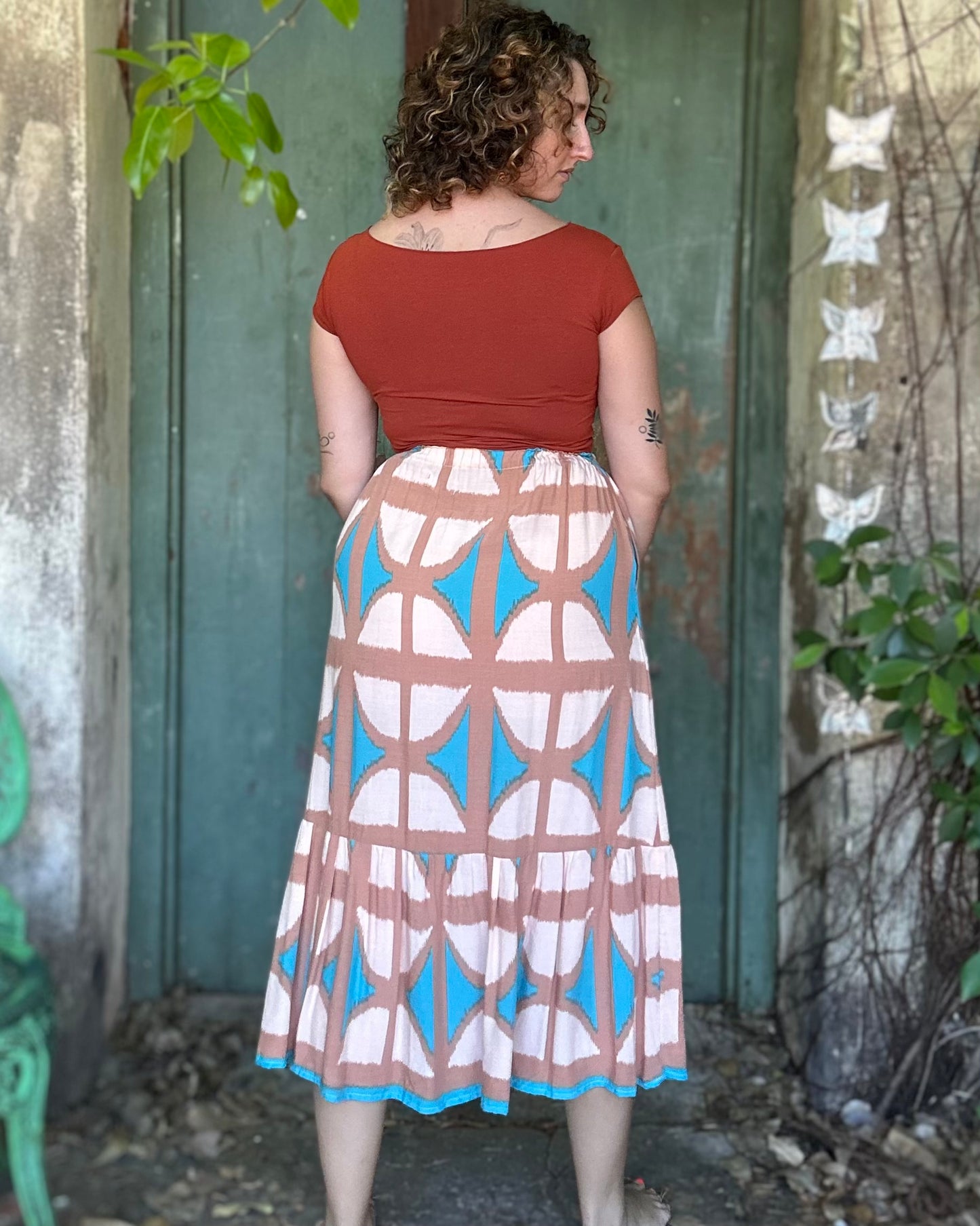 Ruffle Skirt in various Breezeblock Colourways