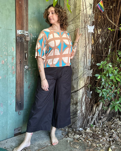 Ruffle top in all Breezeblock Colourways