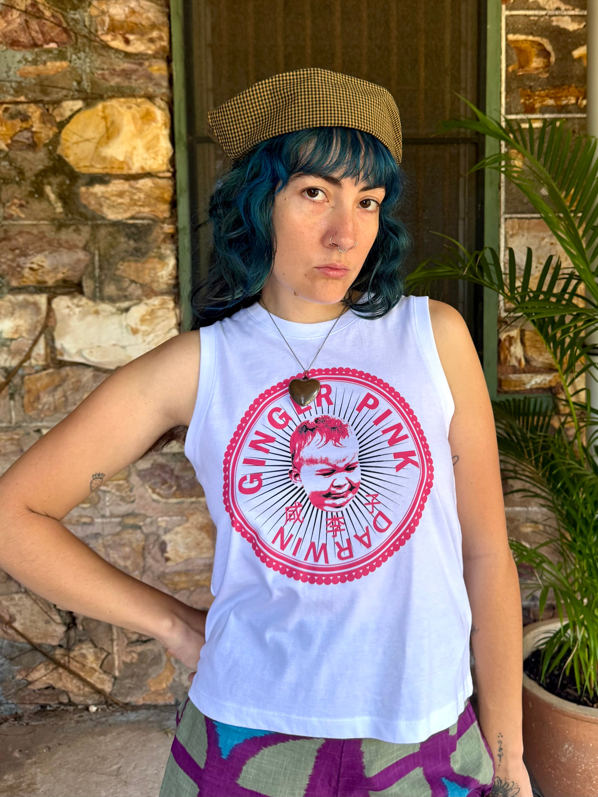 Boy Logo Singlet in White