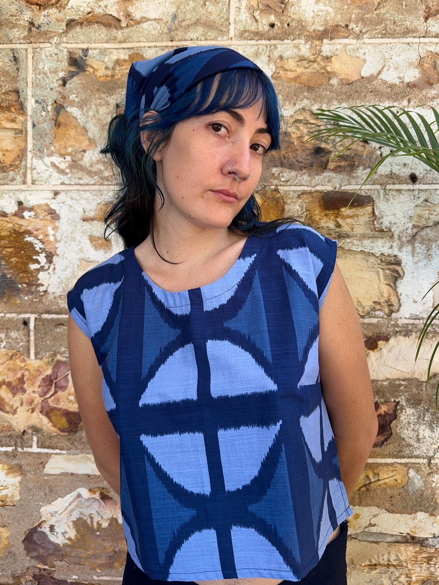 Box top in Mood Indigo