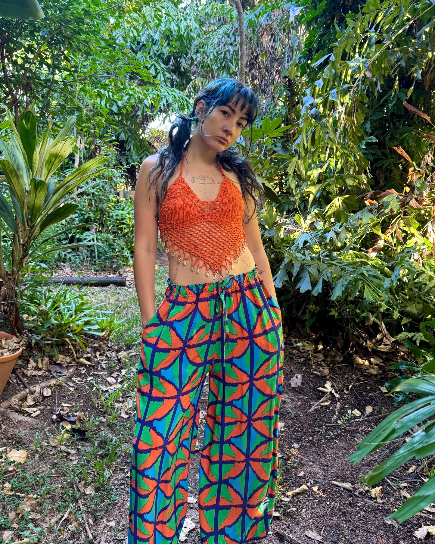 Lounge pants in Jungle Juice