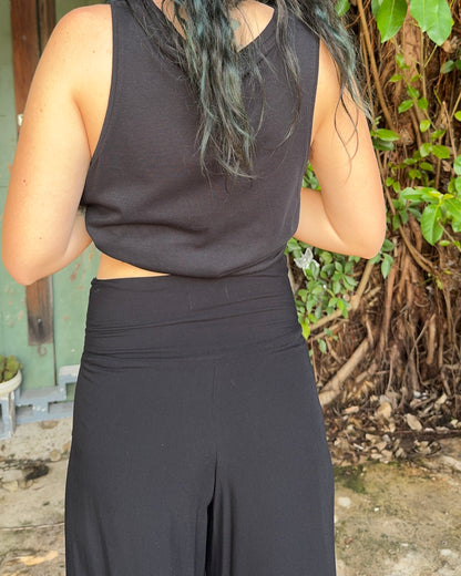Classic Culottes in Black - Long Length