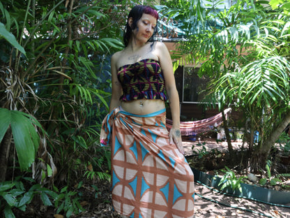 Breezeblock Sarong in Cas beach