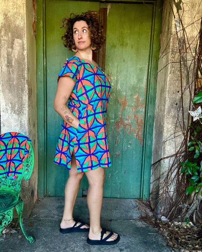 Hang Around Dress in Jungle Juice Above knee