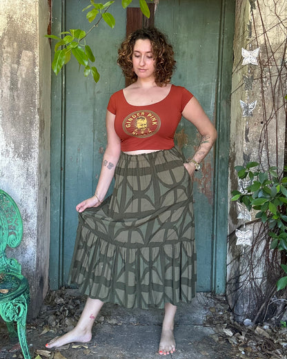Ruffle Skirt in various Breezeblock Colourways