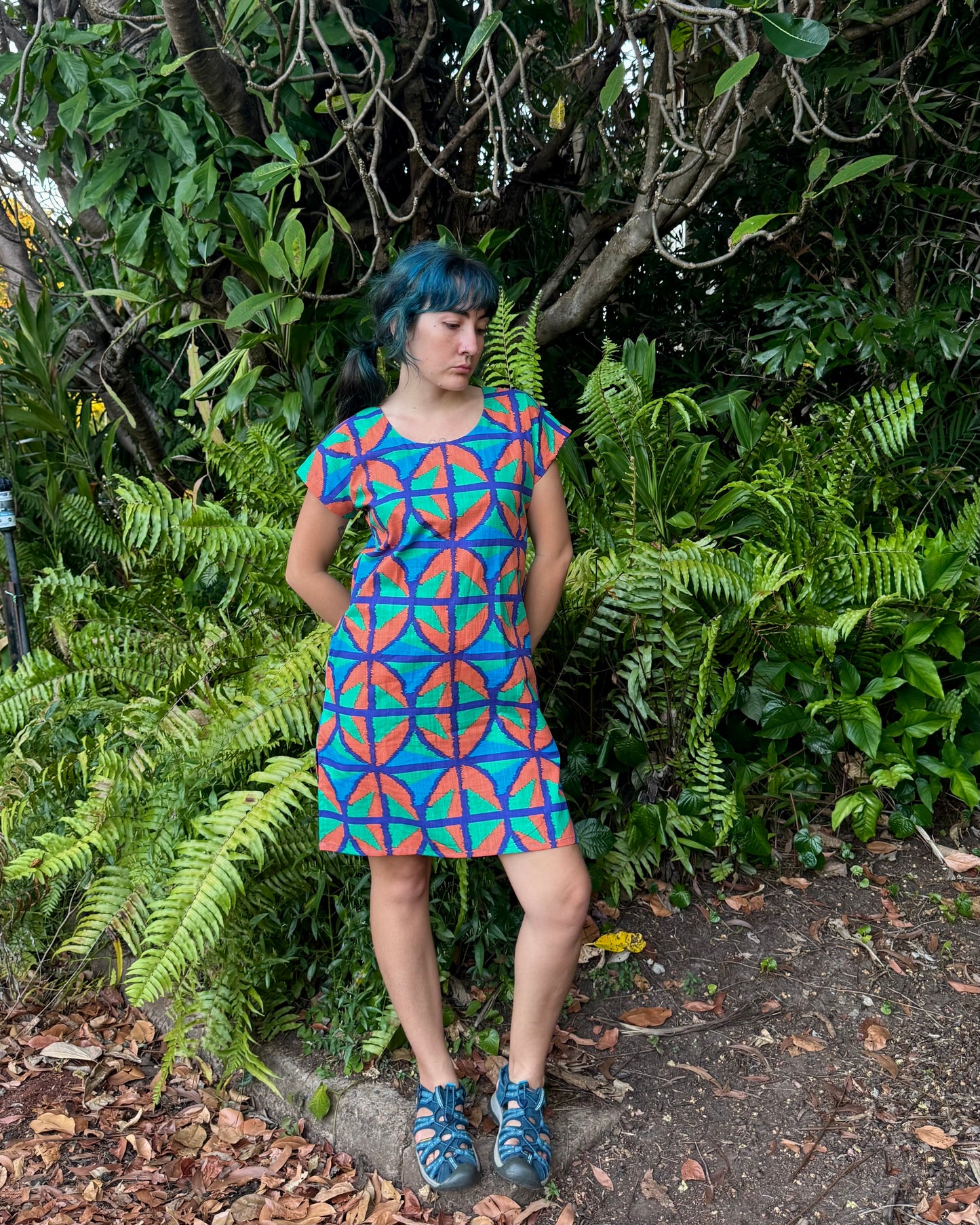Hang Around Dress in Jungle Juice Above knee