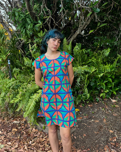 Hang Around Dress in Jungle Juice Above knee