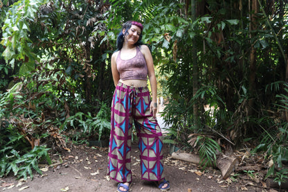 Lounge pants in Breeze block