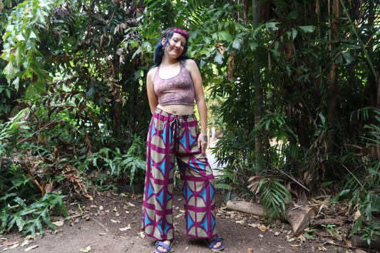 Lounge pants in Breeze block