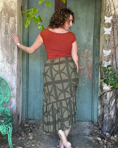 Ruffle Skirt in various Breezeblock Colourways