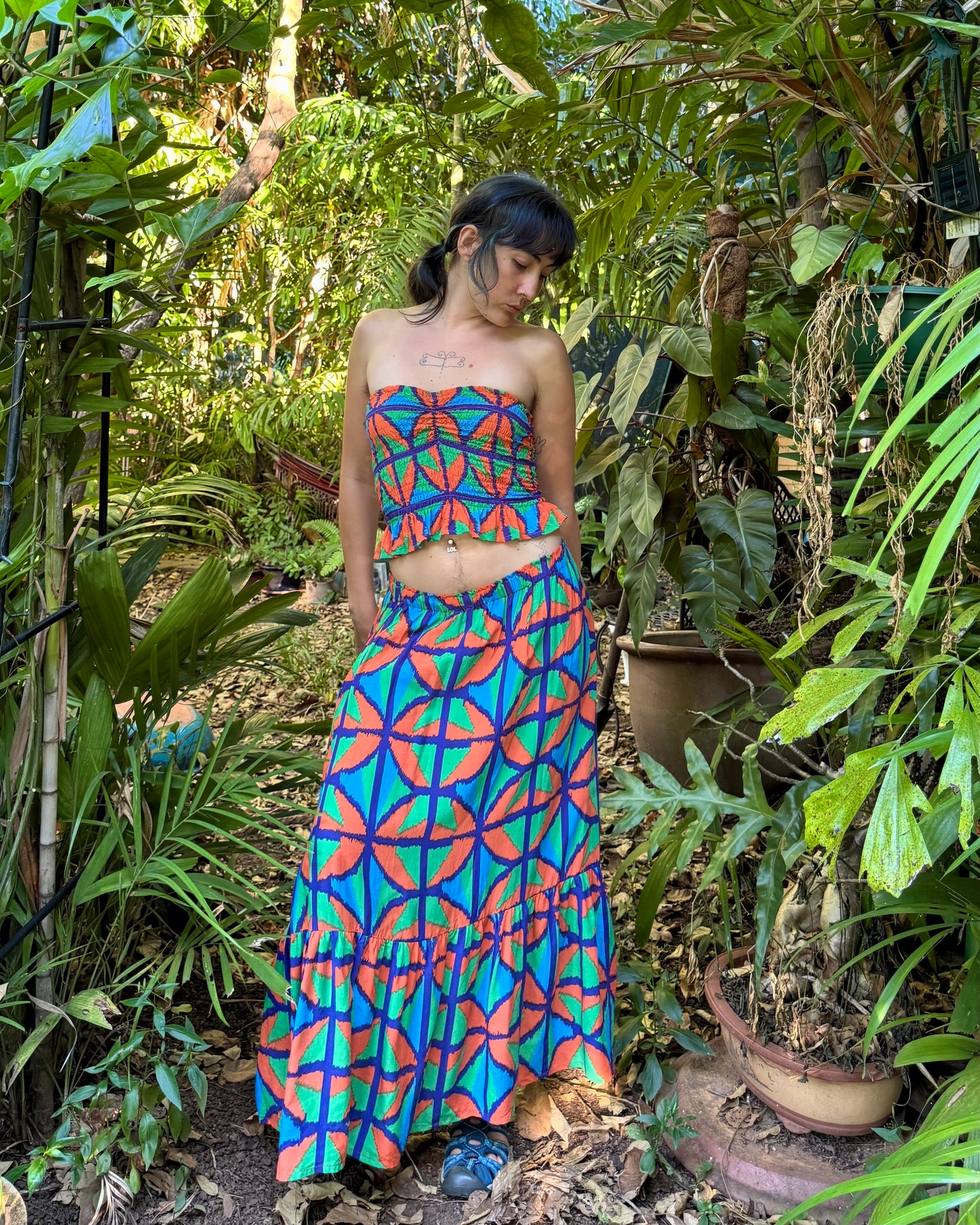 Ruffle Skirt in various Breezeblock Colourways