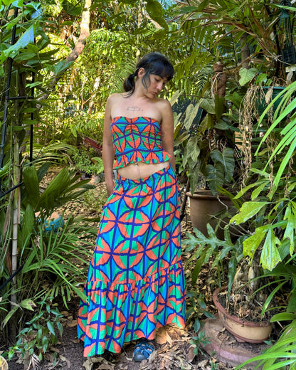 Ruffle Skirt in various Breezeblock Colourways