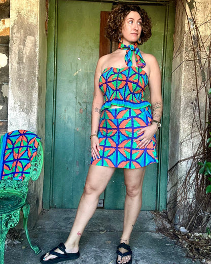 A-Line Skirt: Above Knee length Jungle Juice