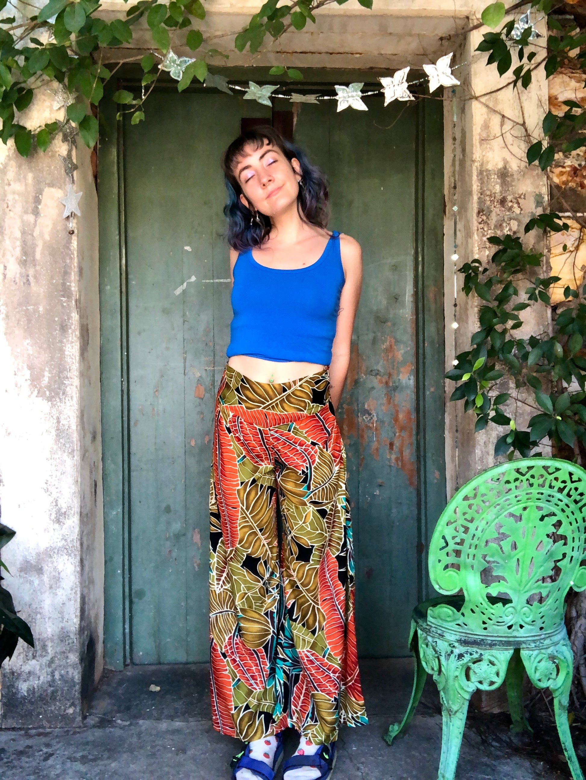 Classic Culottes- Hot Jungle Print in 2 lengths - Ginger Pink Darwin - ethical fashion - darwin clothing shop - darwin clothing store - darwin fashion