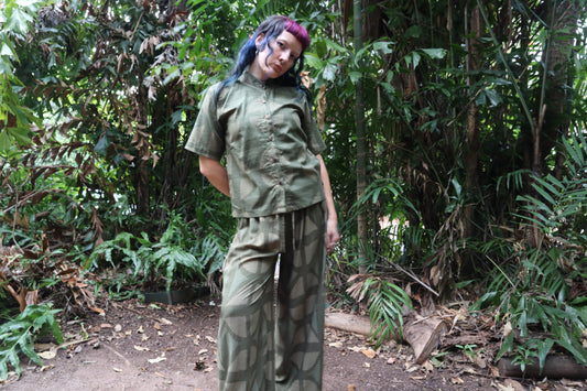 Gold rush top in Urban camo