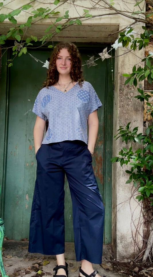 Passion Pants- Navy in 2 Lengths – Ginger Pink Darwin