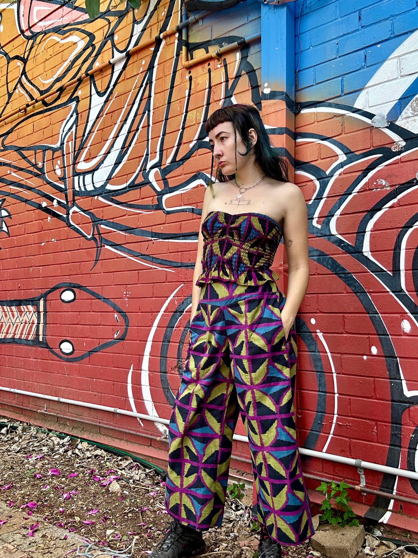 Jewel Spider print Passion pants