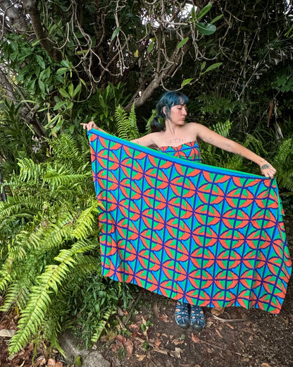 Breezeblock Sarong in Jungle Juice