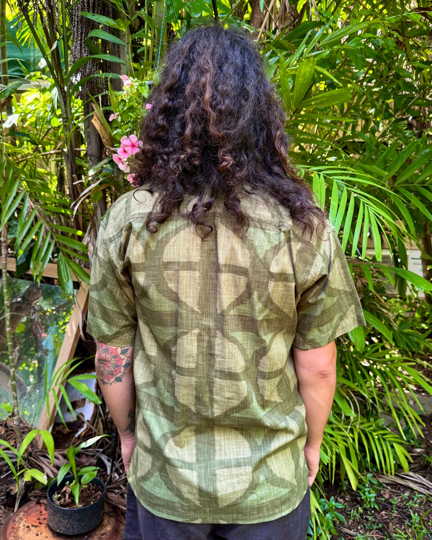 Unisex Button up Shirt Urban Camo