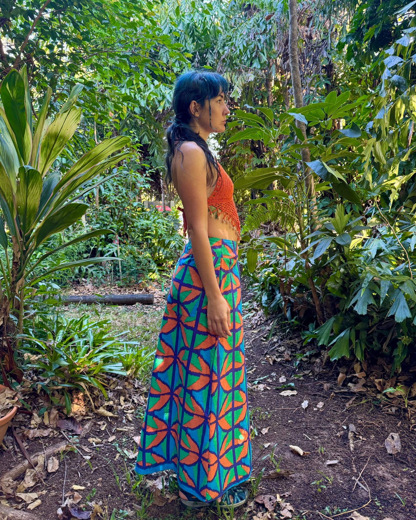 Jungle Juice A-Line Maxi Skirt