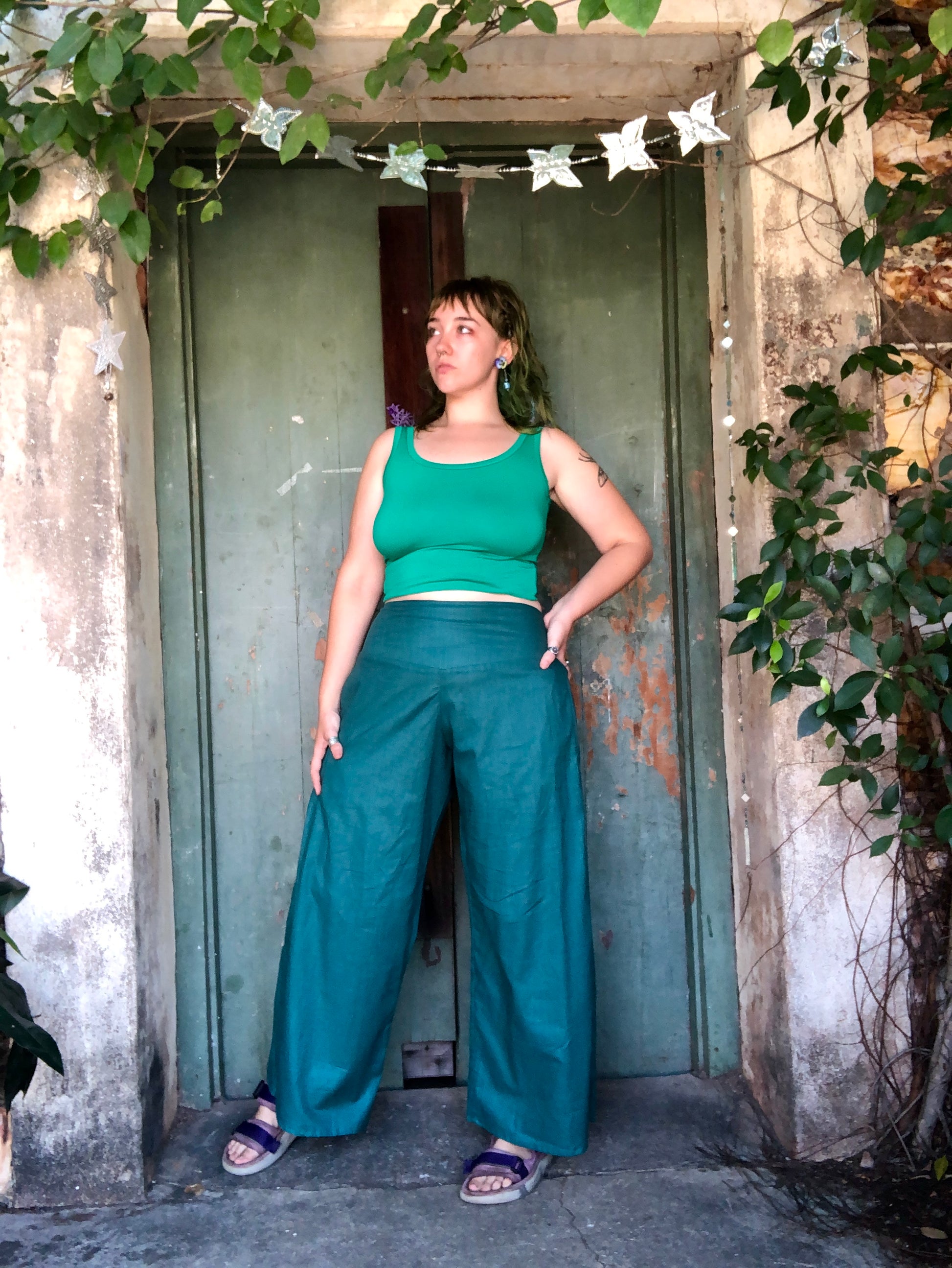 Passion Pants- Jade in 2 Lengths – Ginger Pink Darwin