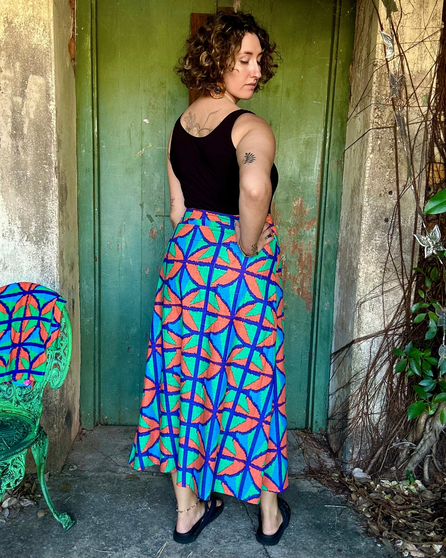 Jungle Juice A-Line Maxi Skirt
