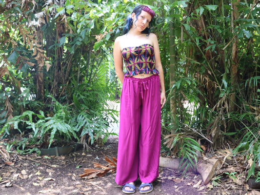 Lounge pants in Cerise