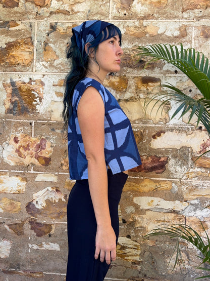 Box top in Mood Indigo