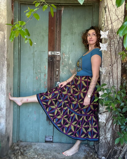 Ruffle Skirt in various Breezeblock Colourways