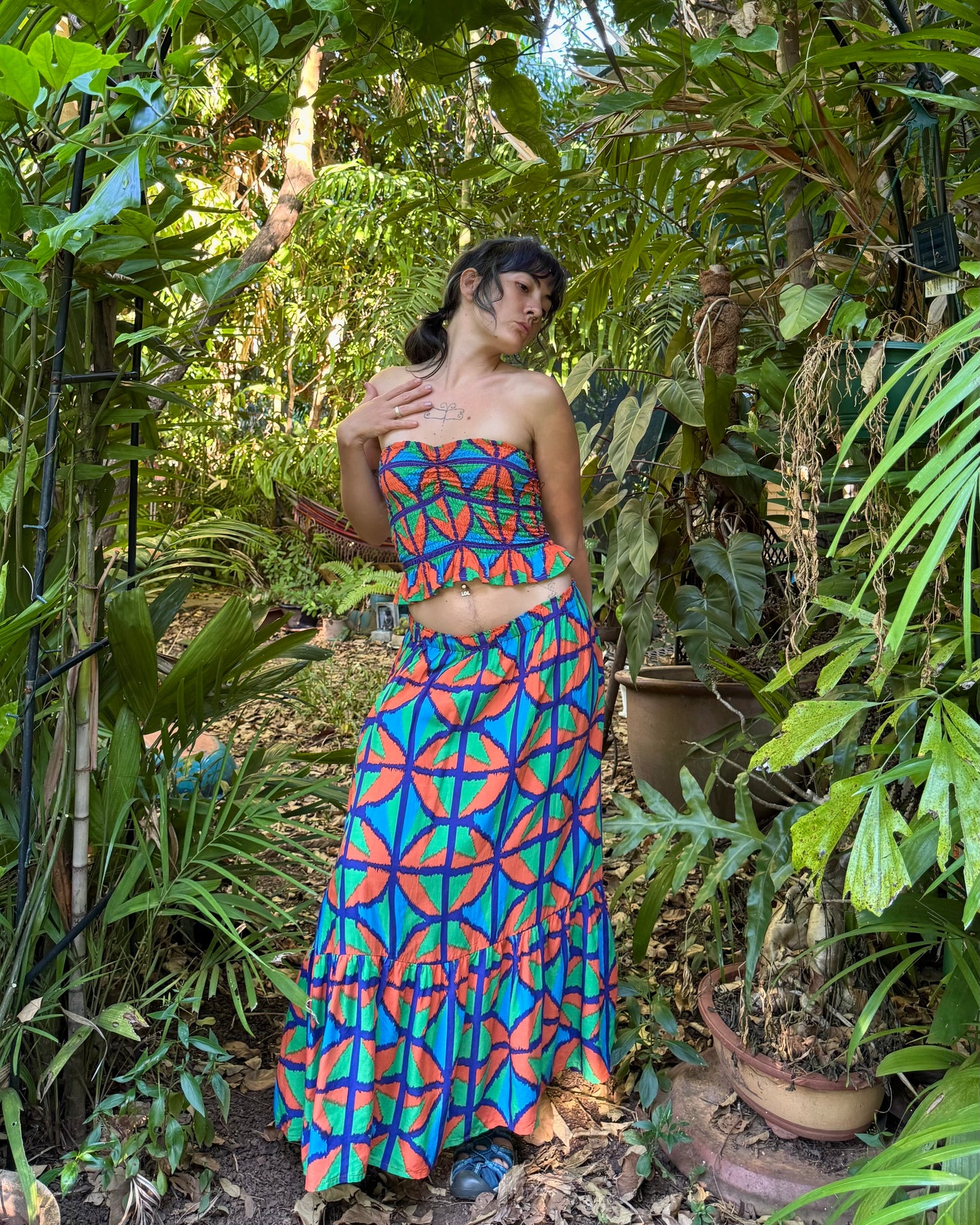 Ruffle Skirt in various Breezeblock Colourways