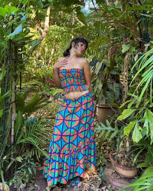 Ruffle Skirt in various Breezeblock Colourways