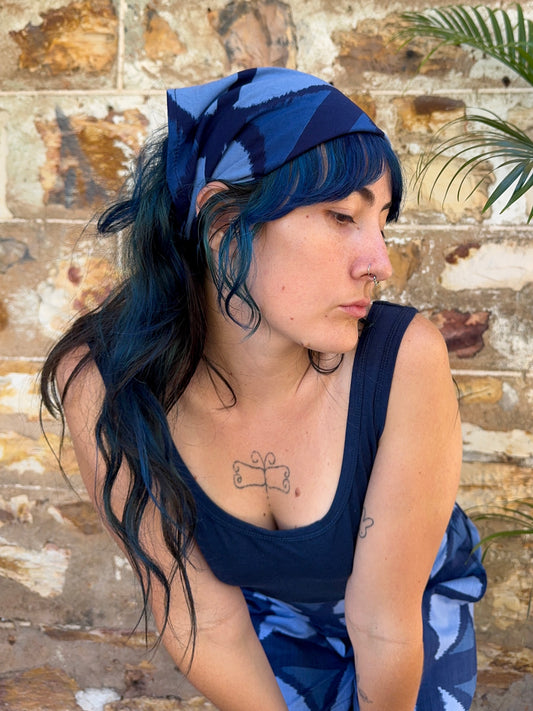 Mood Indigo rayon Bandana