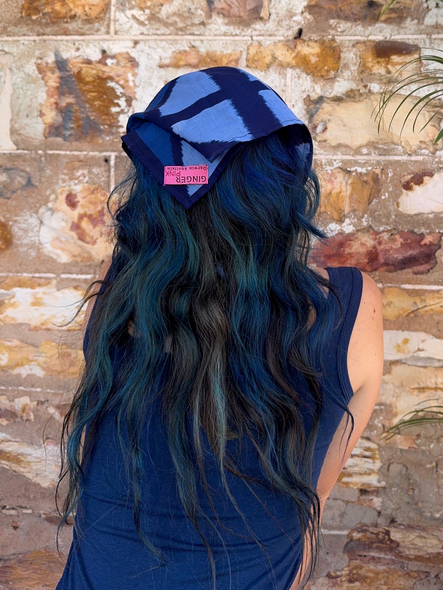 Mood Indigo rayon Bandana