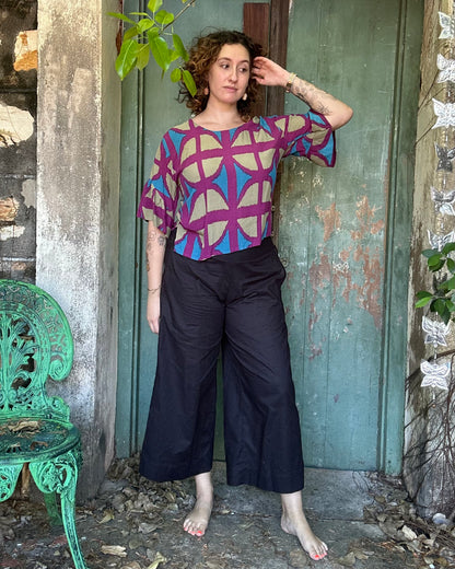 Ruffle top in all Breezeblock Colourways