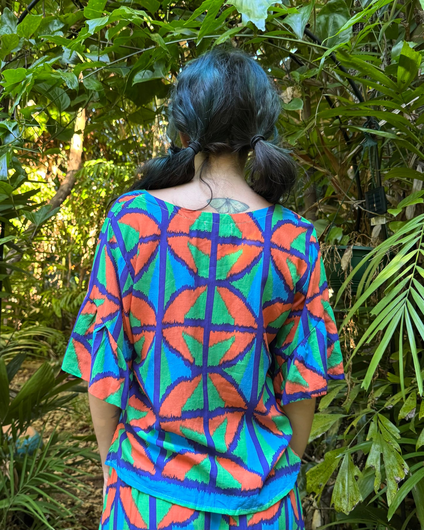 Ruffle top in all Breezeblock Colourways