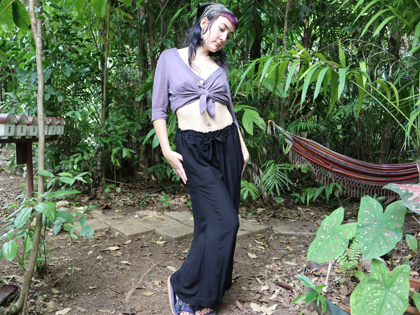 Lounge pants in Black